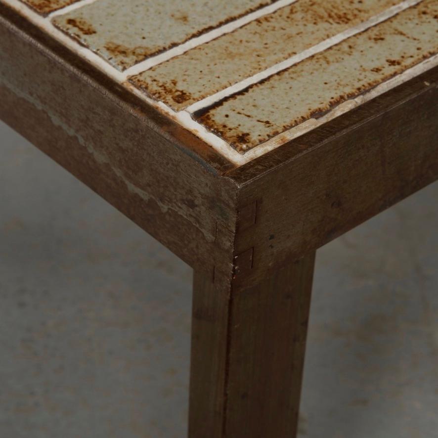 Signed Roger Capron Garrigue coffee table detail 13