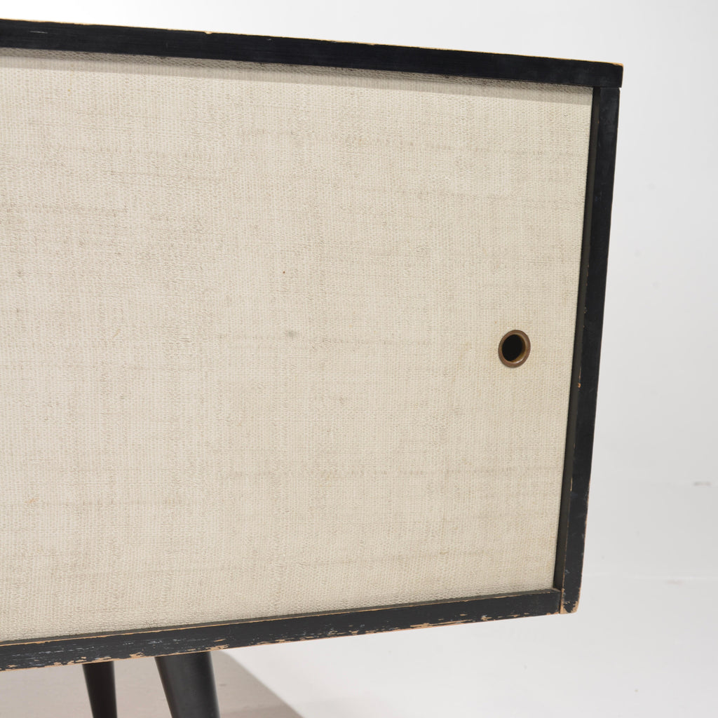 Paul McCobb Planner Group black lacquer credenza detail 13