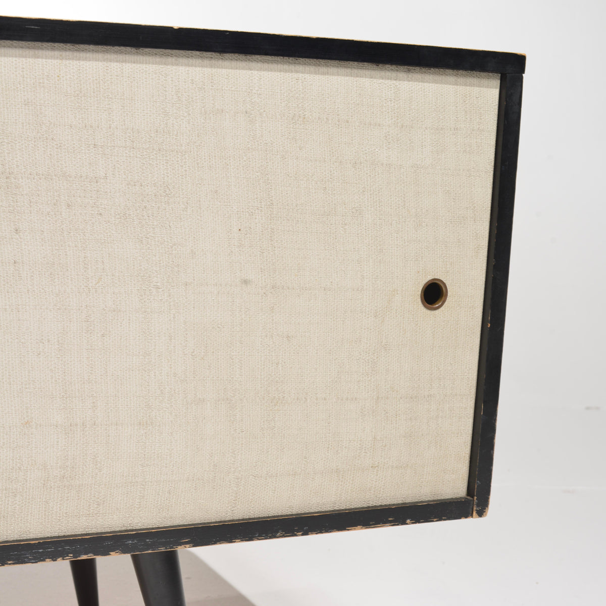 Paul McCobb Planner Group black lacquer credenza detail 13