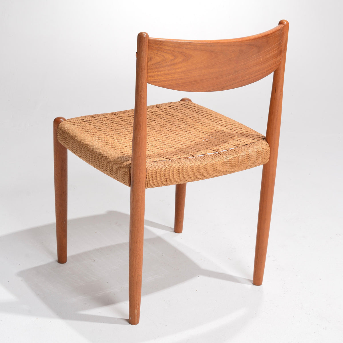 Poul Volther Frem Røjle Danish teak woven chair detail 10