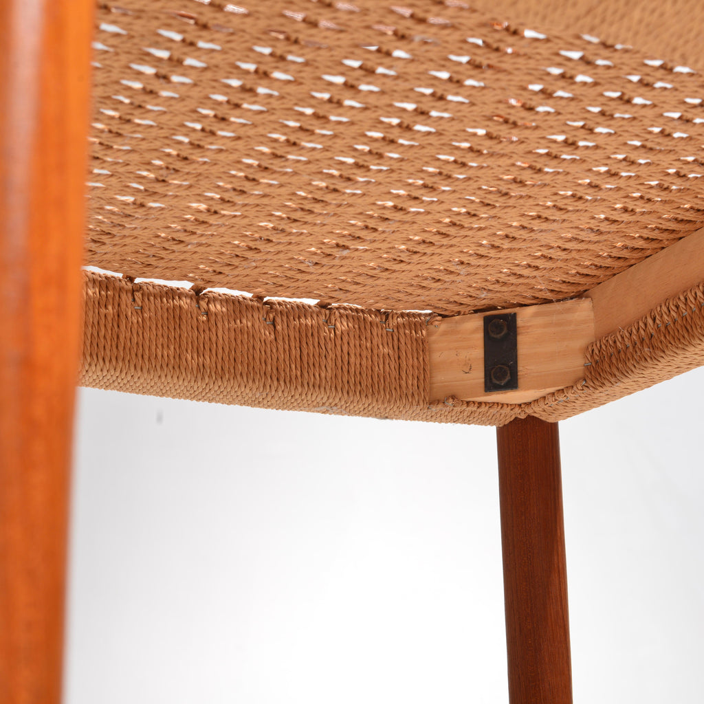 Poul Volther Frem Røjle Danish teak woven chair detail 12
