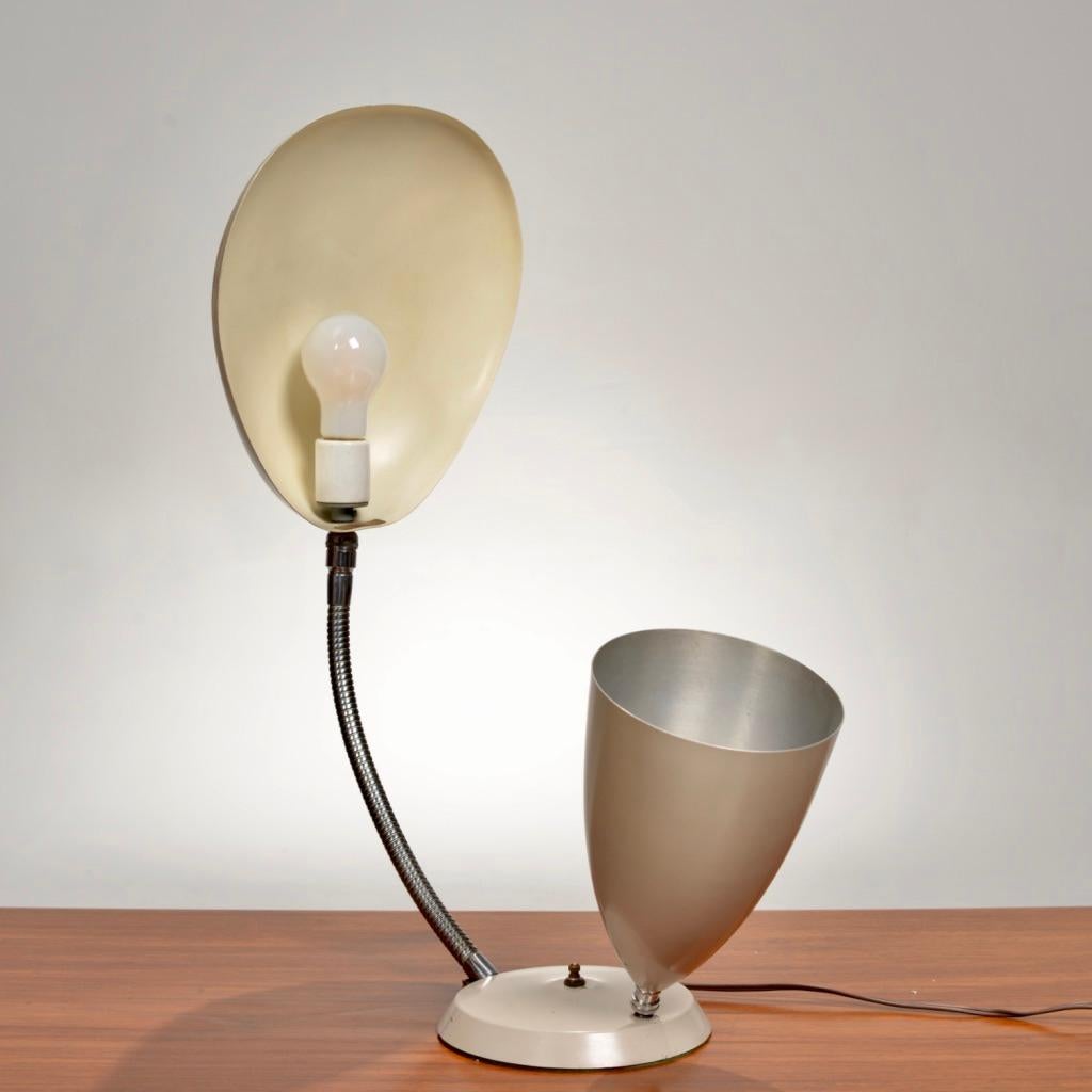 Rare Cobra Table Lamp by Greta Magnusson Grossman for Ralph O. Smith - image 7