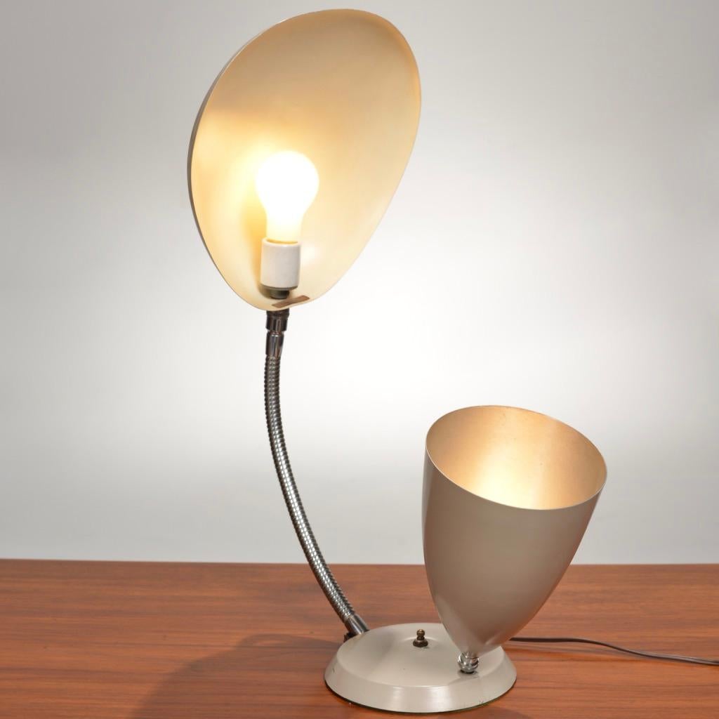 Rare Cobra Table Lamp by Greta Magnusson Grossman for Ralph O. Smith - image 3