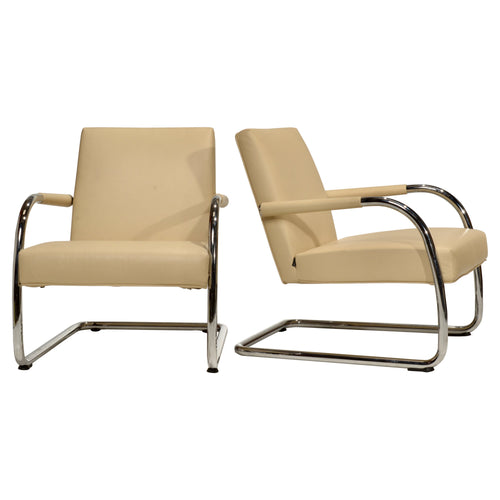 "Visa Lounge" Leather Lounge Chairs by Antonio Citterio for Vitra