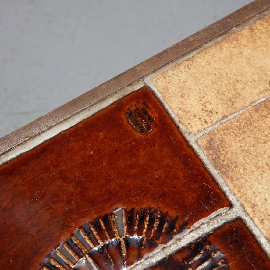 Roger Capron Garrigue polychromatic ceramic tile coffee table, circa 1960s - view 12