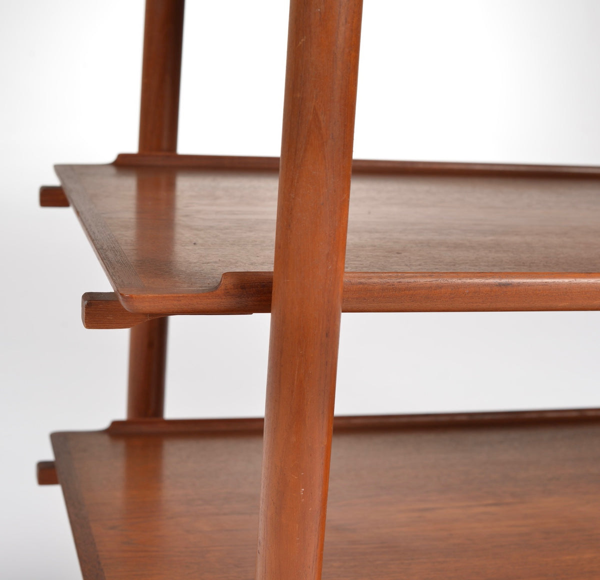 Mid-Century Modern Teak Extendable Bar Cart by Poul Hundevad