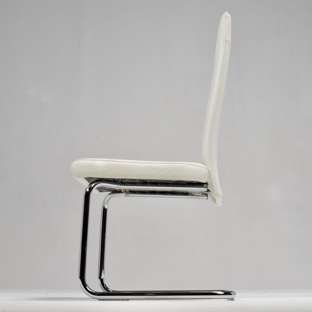Ronald Schmitt Cantilever Dining Chairs with Arms