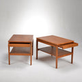 Peter Hvidt and Orla Mølgaard-Nielsen Danish Modern Teak Side Tables