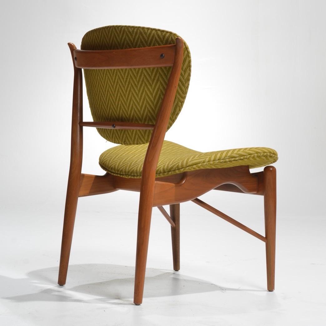 Finn Juhl Model 51 Baker walnut dining chair detail 7