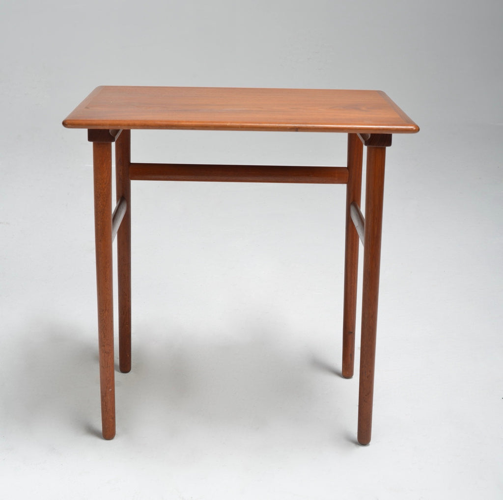 Danish Mid-Century Modern Nesting Teak Tables, Stamped Mark