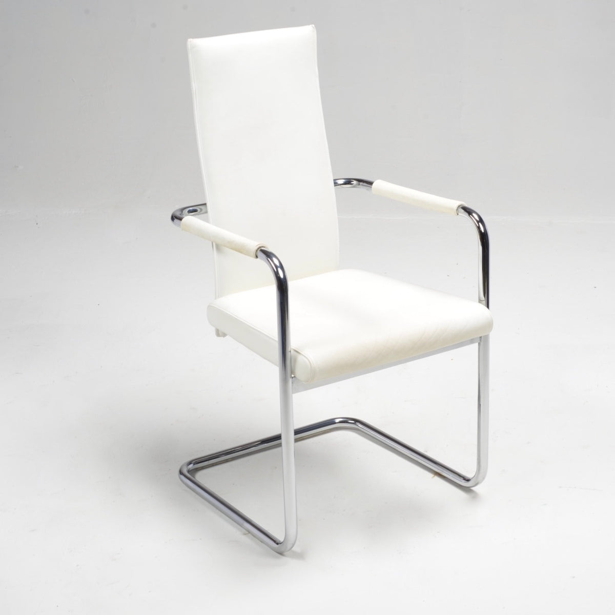 Ronald Schmitt Cantilever Dining Chairs with Arms