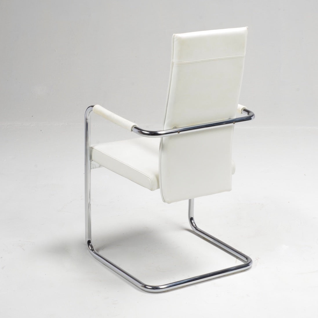 Ronald Schmitt Cantilever Dining Chairs with Arms