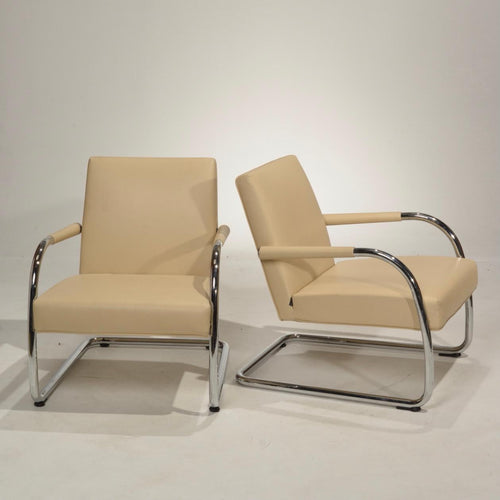 "Visa Lounge" Leather Lounge Chairs by Antonio Citterio for Vitra - detail 2