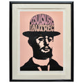 Peter Max Large Toulouse Lautrec in Peach Pink, signed and framed - image 1