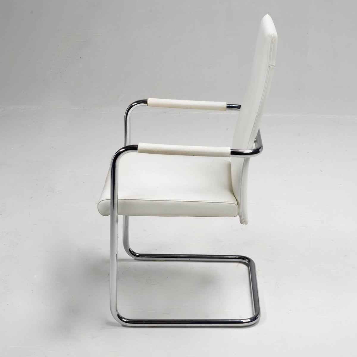 Ronald Schmitt Cantilever Dining Chairs with Arms