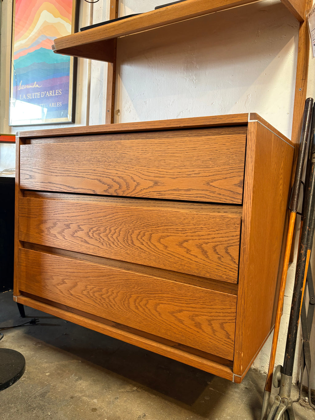 Barzilay Wall Unit - Red Oak