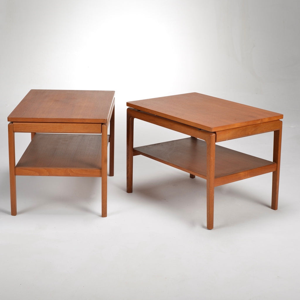 Peter Hvidt and Orla Mølgaard-Nielsen Danish Modern Teak Side Tables