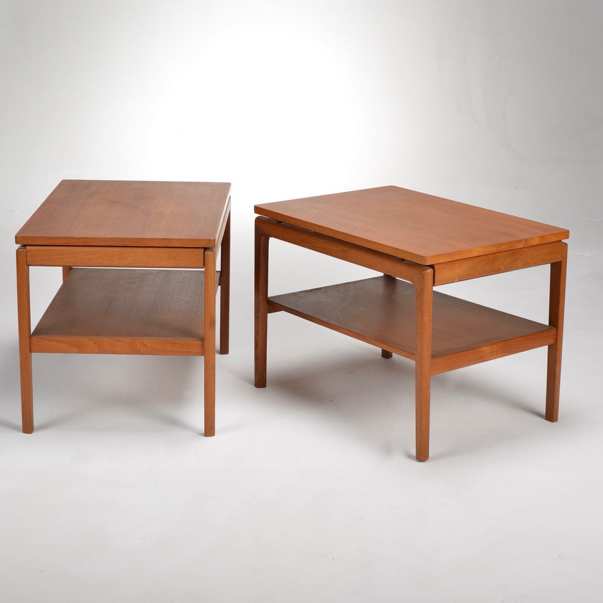 Peter Hvidt and Orla Mølgaard-Nielsen Danish Modern Teak Side Tables