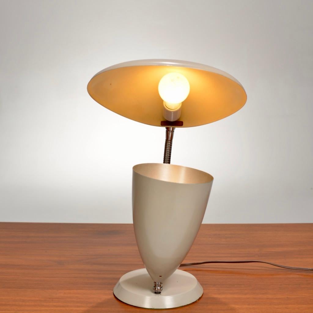 Rare Cobra Table Lamp by Greta Magnusson Grossman for Ralph O. Smith - image 6