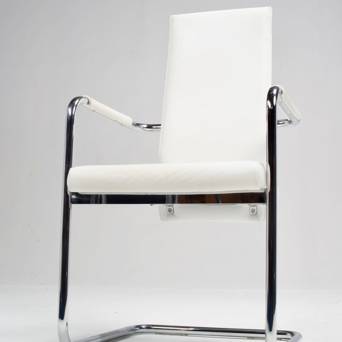 Ronald Schmitt Cantilever Dining Chairs with Arms