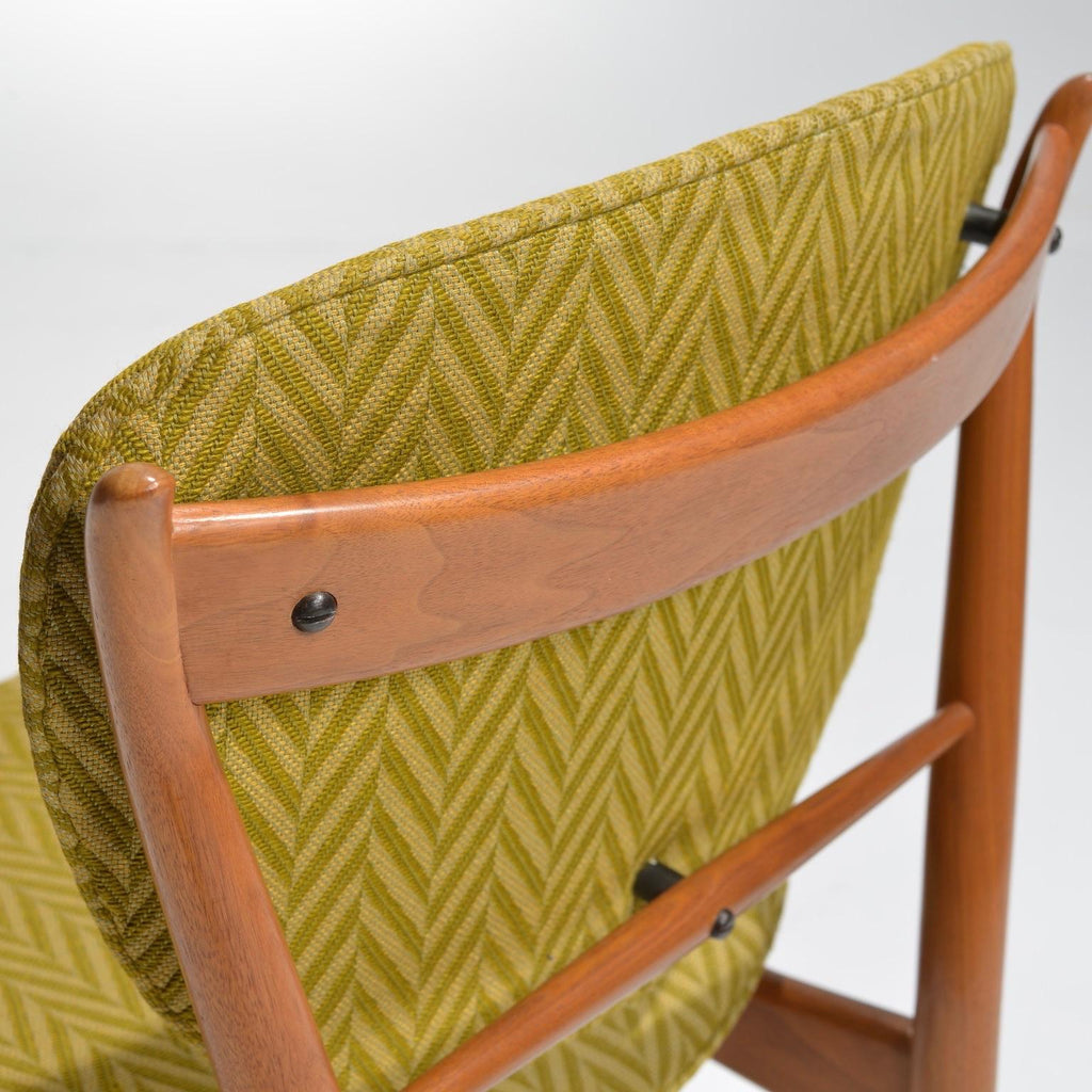 Finn Juhl Model 51 Baker walnut dining chair detail 10