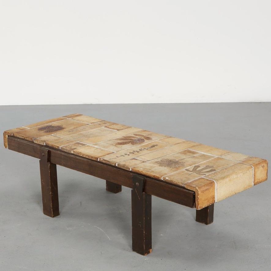 Roger Capron Garrigue coffee table detail 2