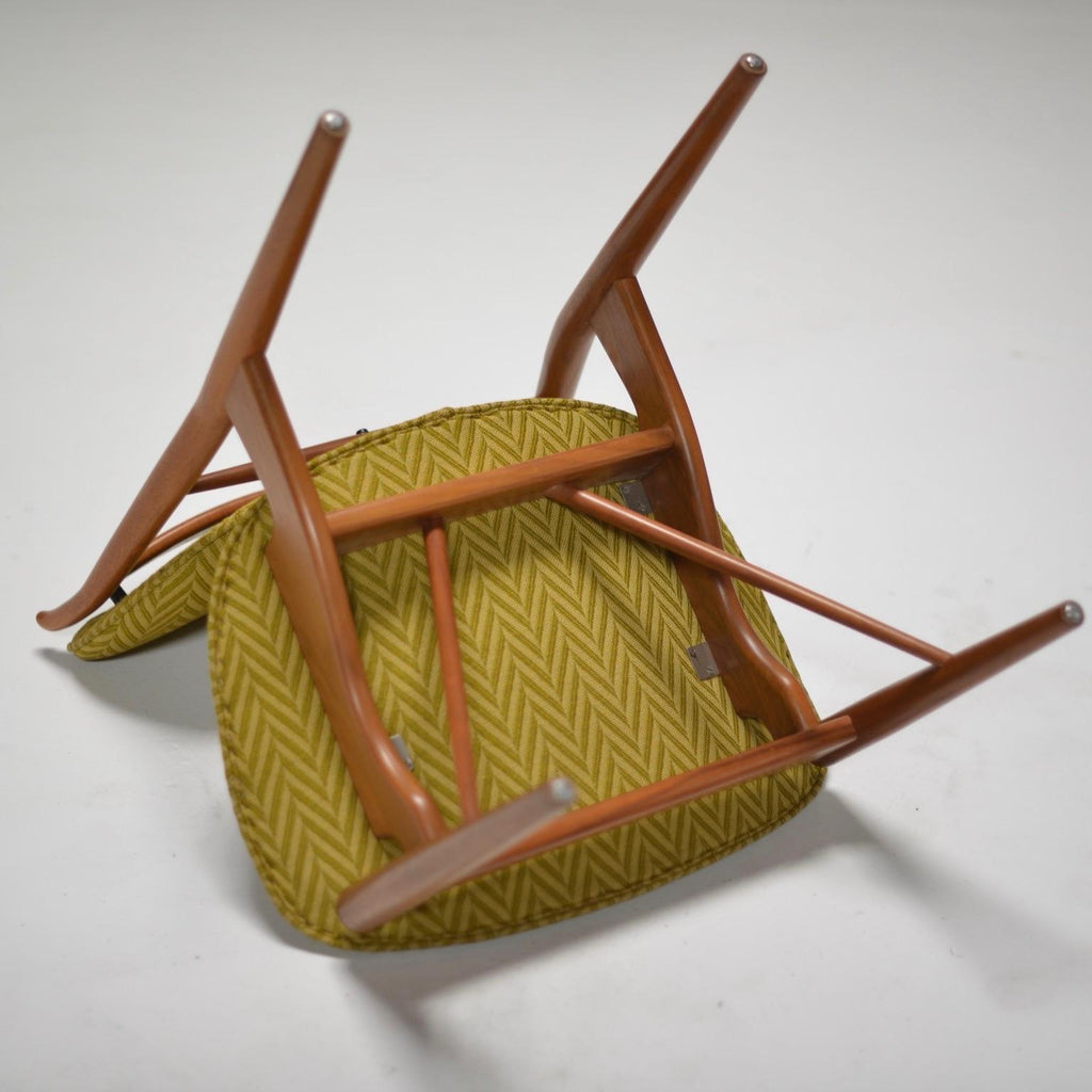 Finn Juhl Model 51 Baker walnut dining chair detail 16