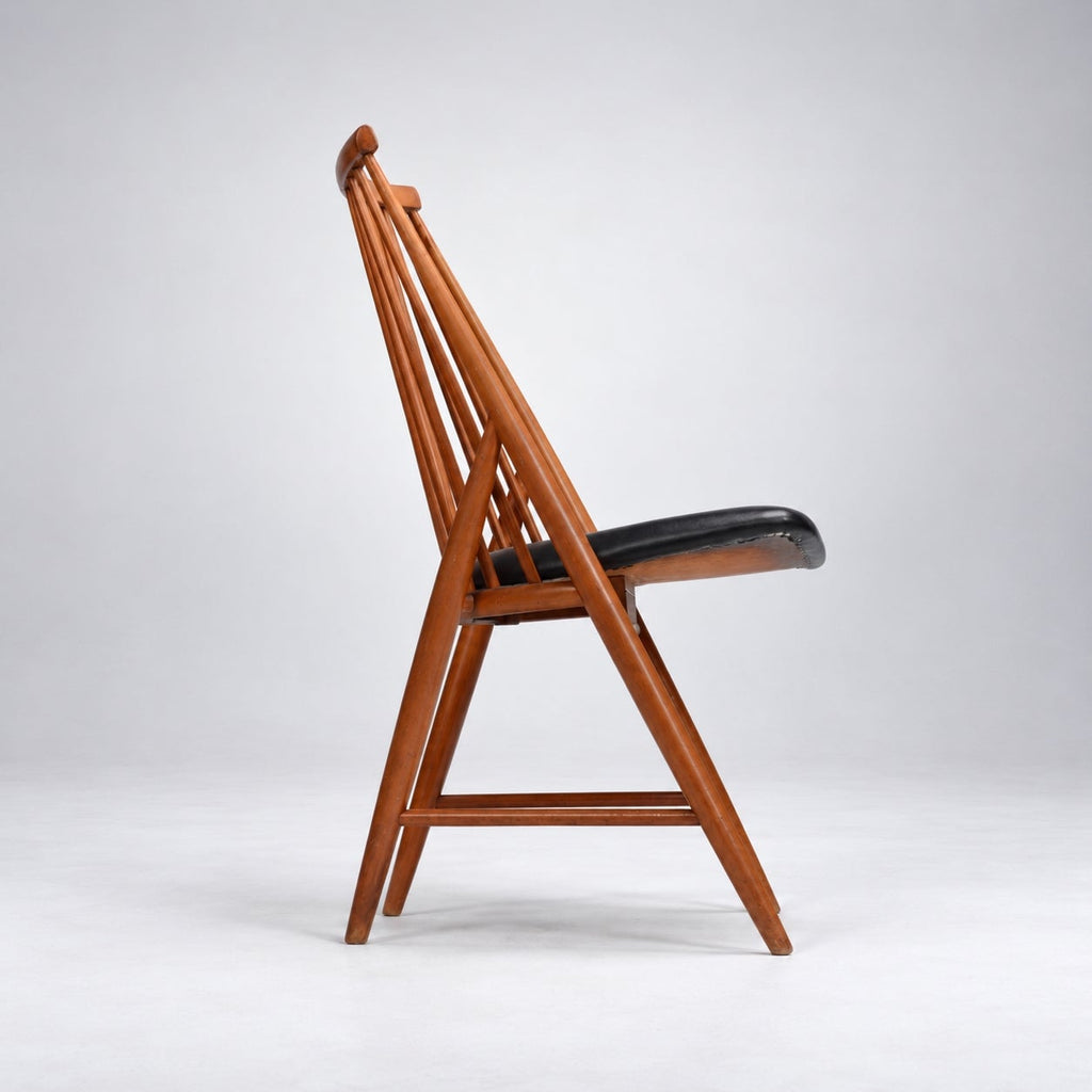 "Flamingo" Spindle Back Chair by Thea Leonard for Nässjö Stolfabrik, c. 1950's - detail 5