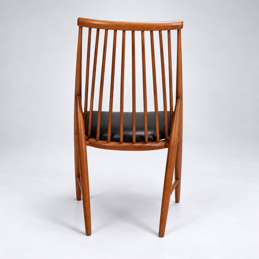 "Flamingo" Spindle Back Chair by Thea Leonard for Nässjö Stolfabrik, c. 1950's - detail 6