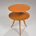 Paul Frankl Brown Saltman two-tier maple side table detail 2