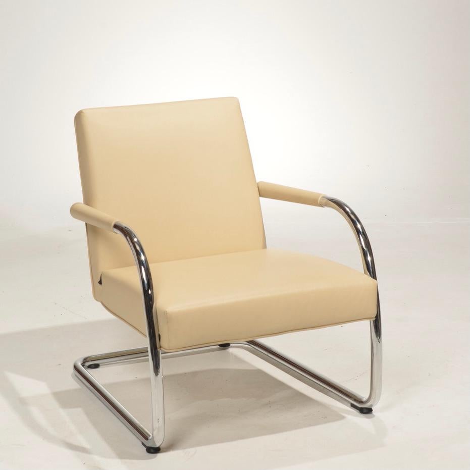 "Visa Lounge" Leather Lounge Chairs by Antonio Citterio for Vitra - detail 5