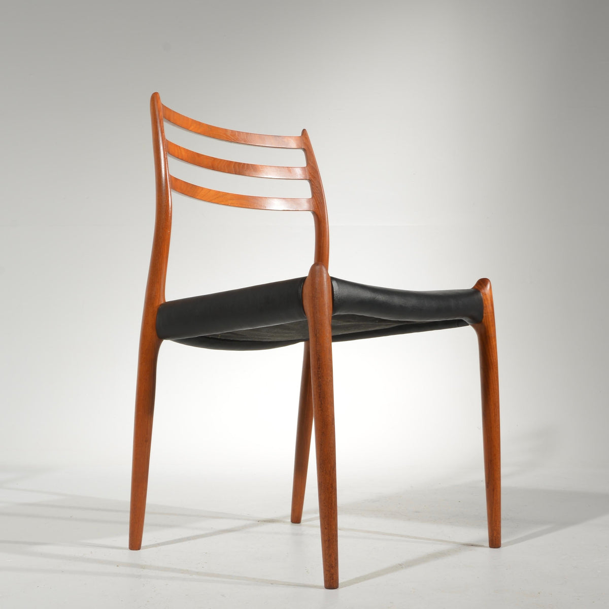 Niels Otto Møller Model 78 teak dining chair detail 2