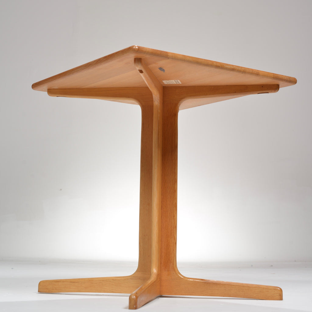 Gerald McCabe solid oak side table detail 6
