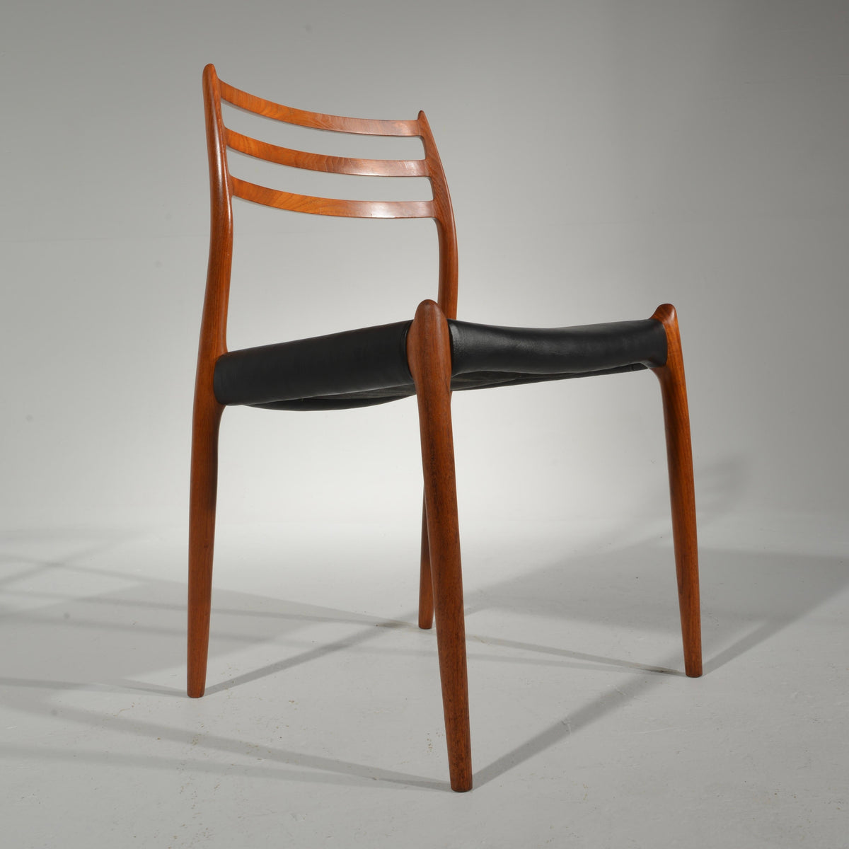 Niels Otto Møller Model 78 teak dining chair detail 3