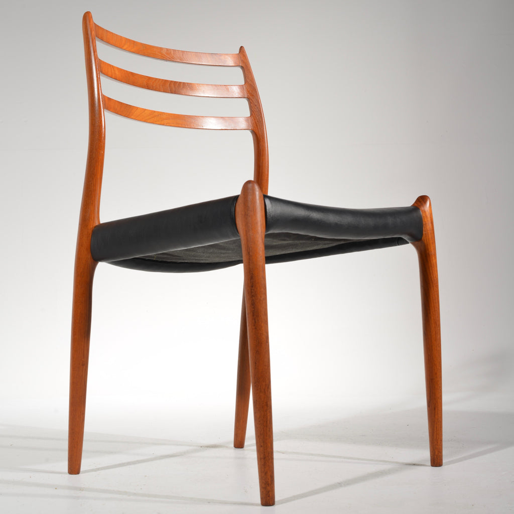 Niels Otto Møller Model 78 teak dining chair detail 5