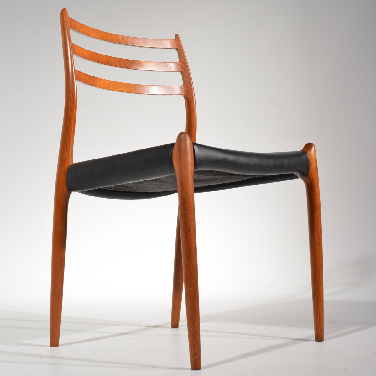 Niels Otto Møller Model 78 teak dining chair detail 5