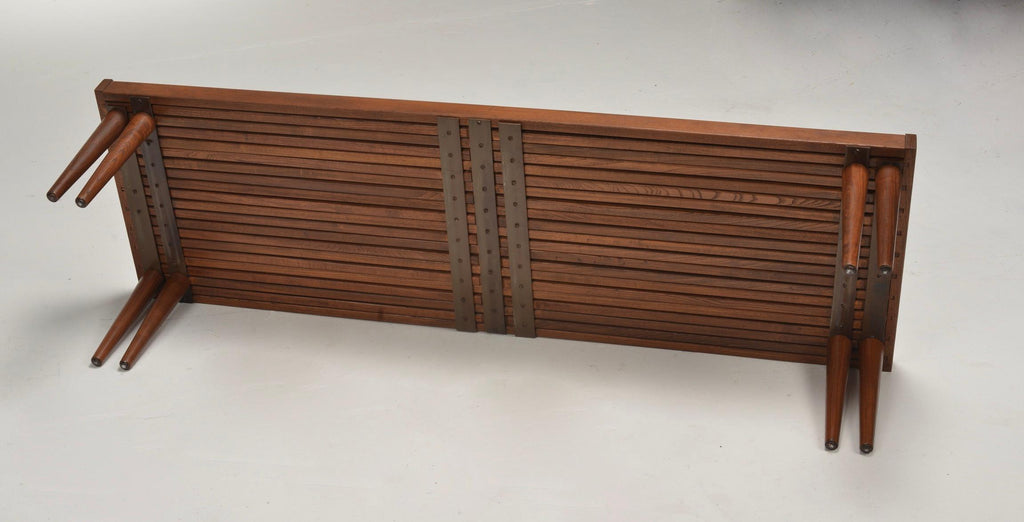 John Keal expandable slat bench detail 5