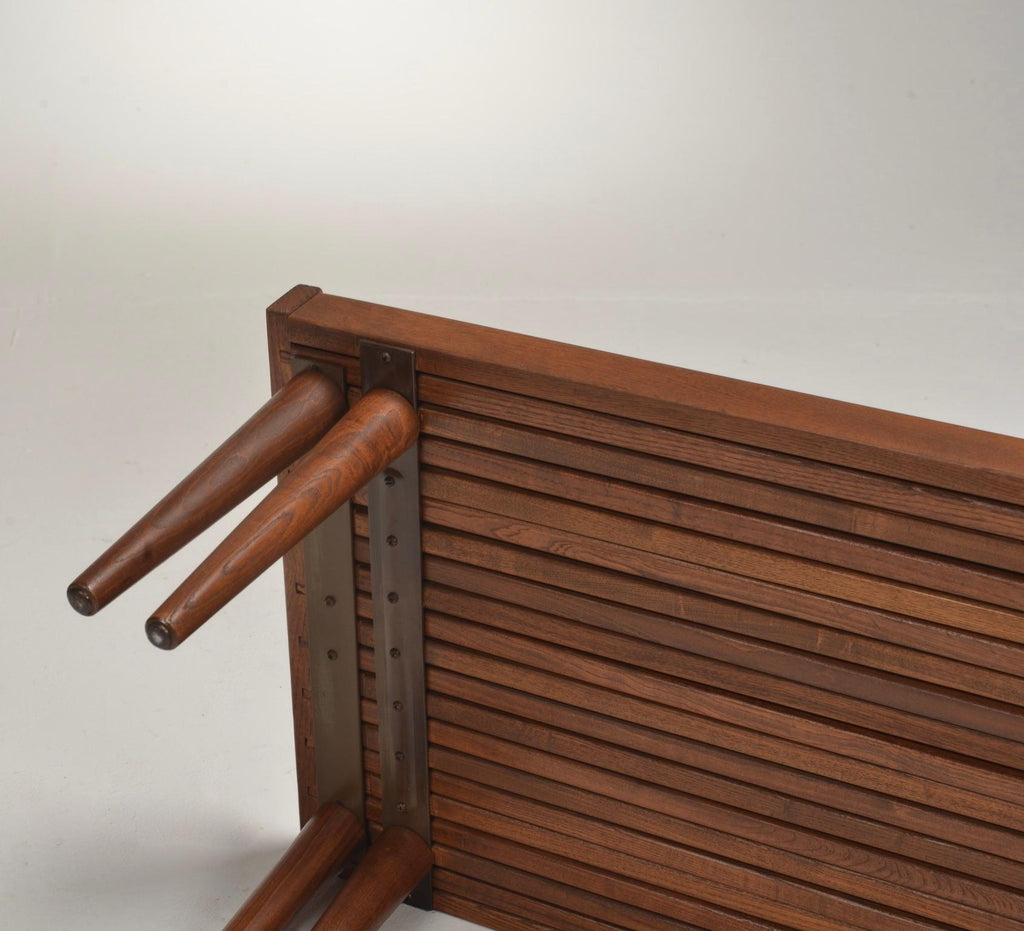 John Keal expandable slat bench detail 6