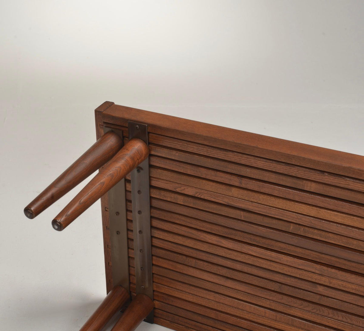 John Keal expandable slat bench detail 6