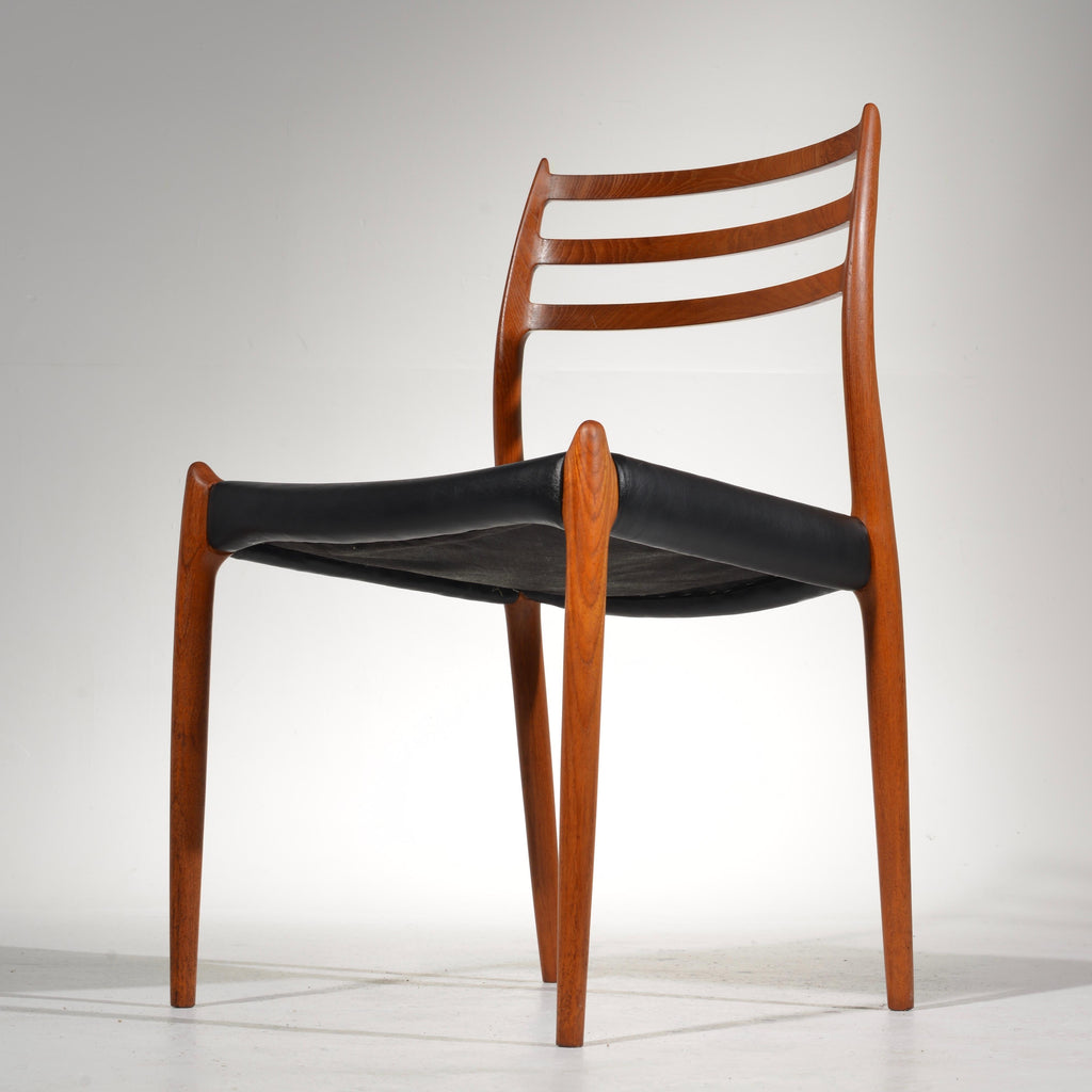 Niels Otto Møller Model 78 teak dining chair detail 8