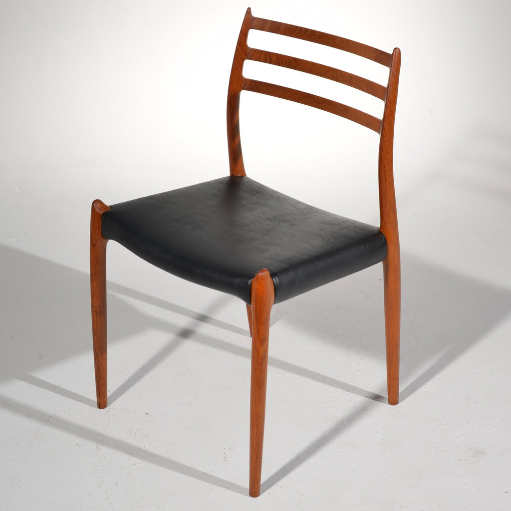 Niels Otto Møller Model 78 teak dining chair detail 7