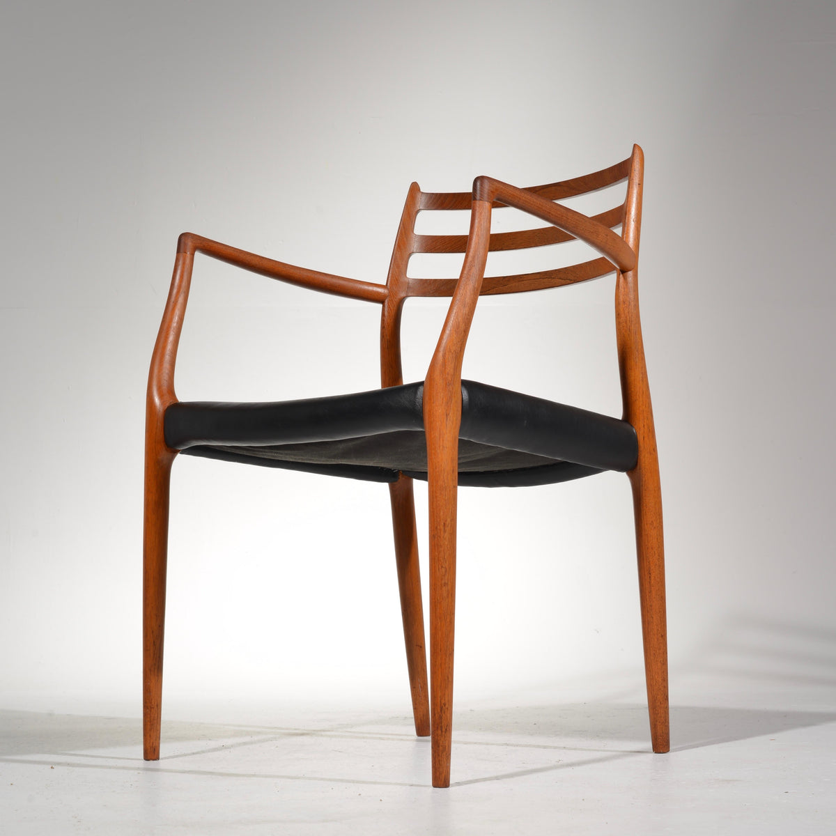 Niels Otto Møller Model 78 teak dining chair detail 9