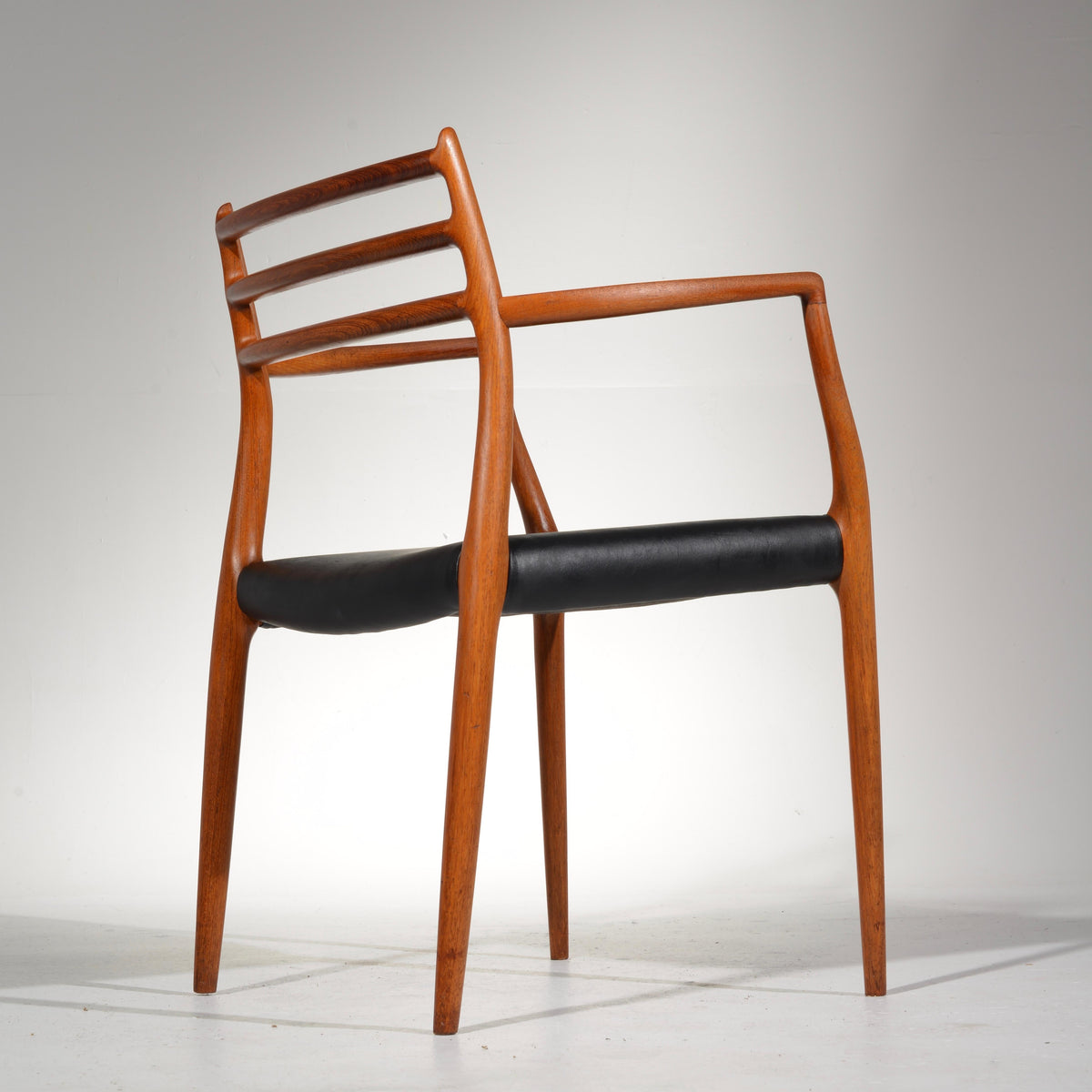 Niels Otto Møller Model 78 teak dining chair detail 12