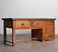 Erik Bolin Swedish walnut folding farm work table detail 2