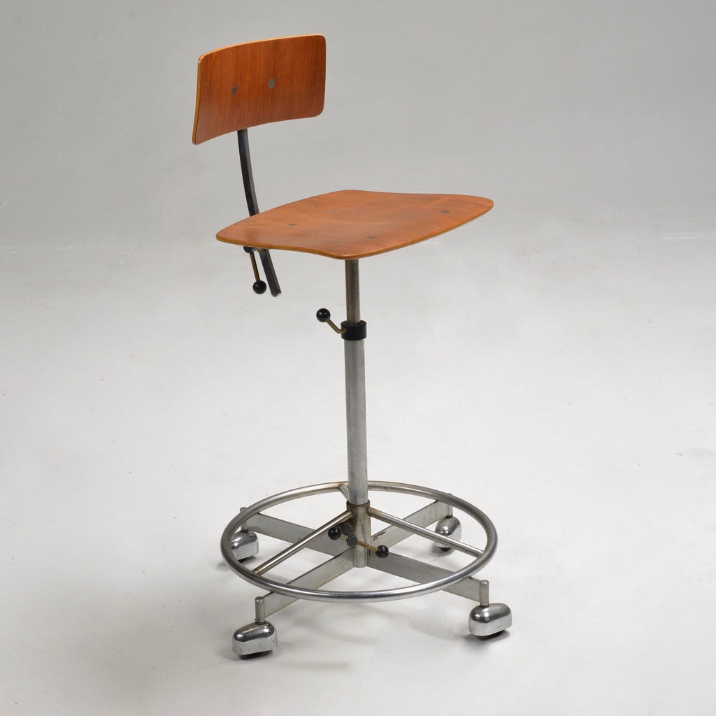 Modern Bar Stool by Jorgen Rasmussen for Kevi
