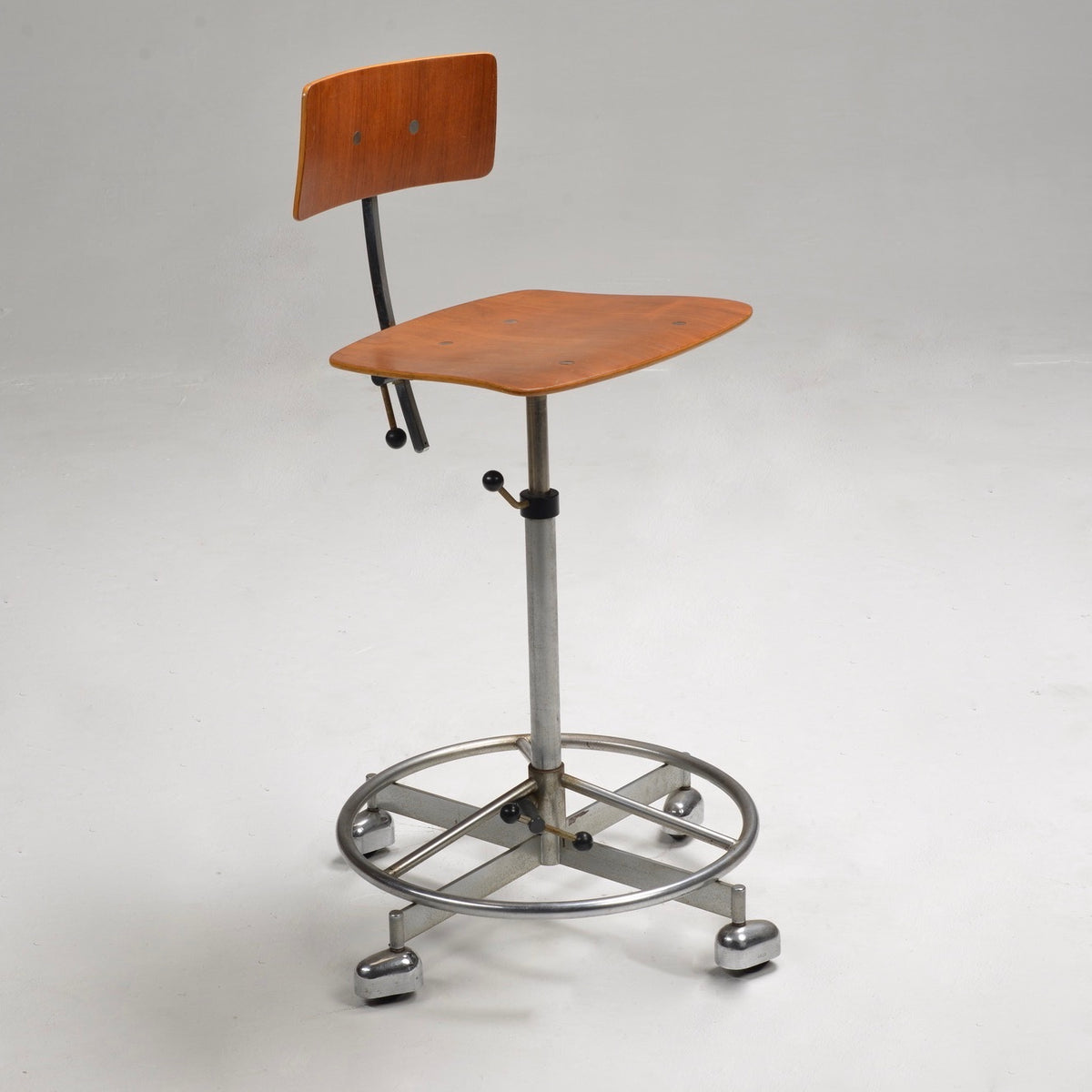 Modern Bar Stool by Jorgen Rasmussen for Kevi