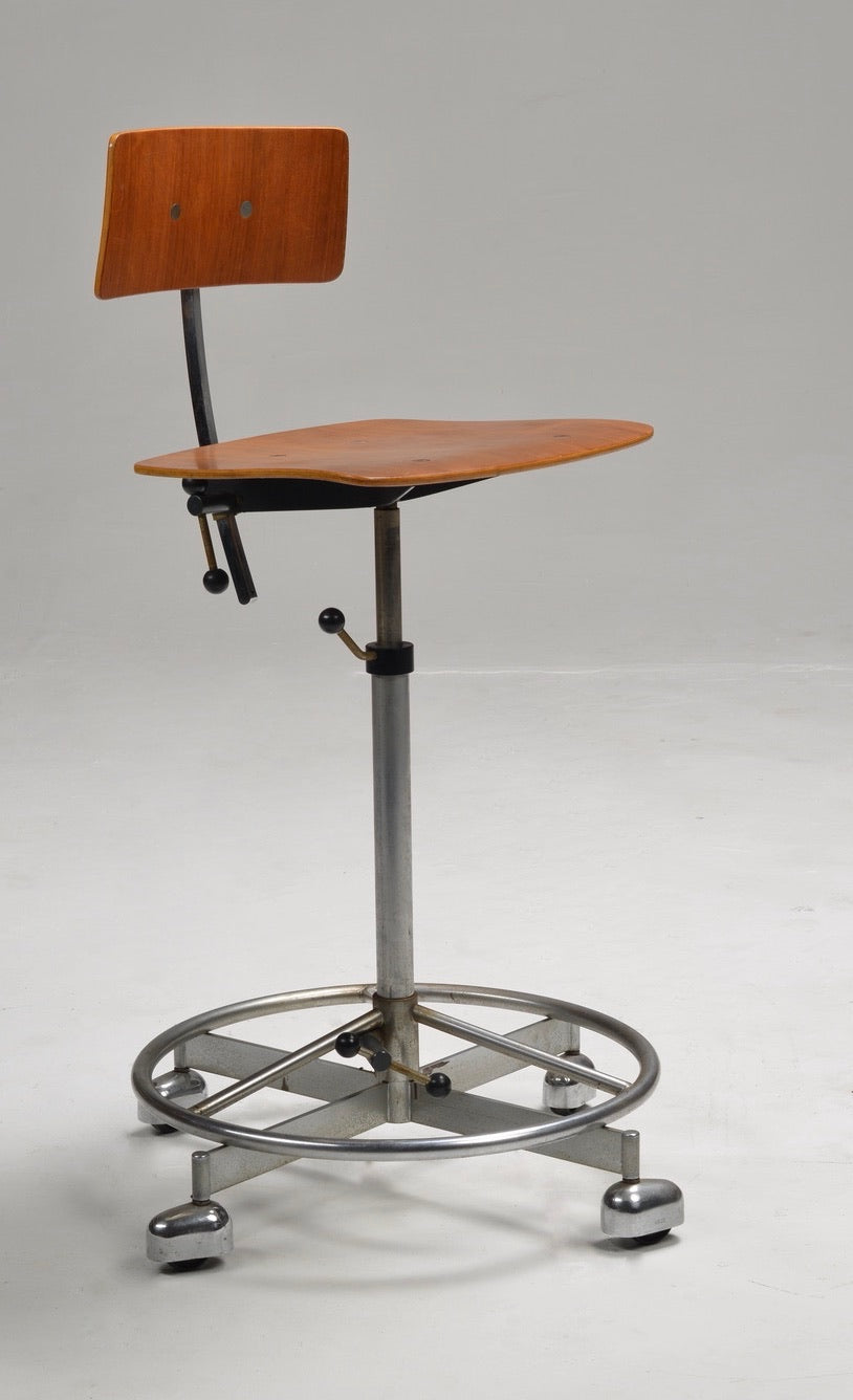 Modern Bar Stool by Jorgen Rasmussen for Kevi