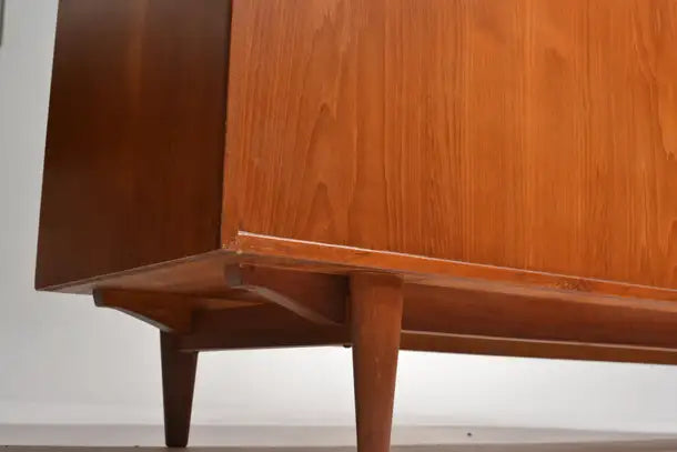 Ib Kofod-Larsen Long 8-Drawer Dresser in Teak for J. Clausen & Son