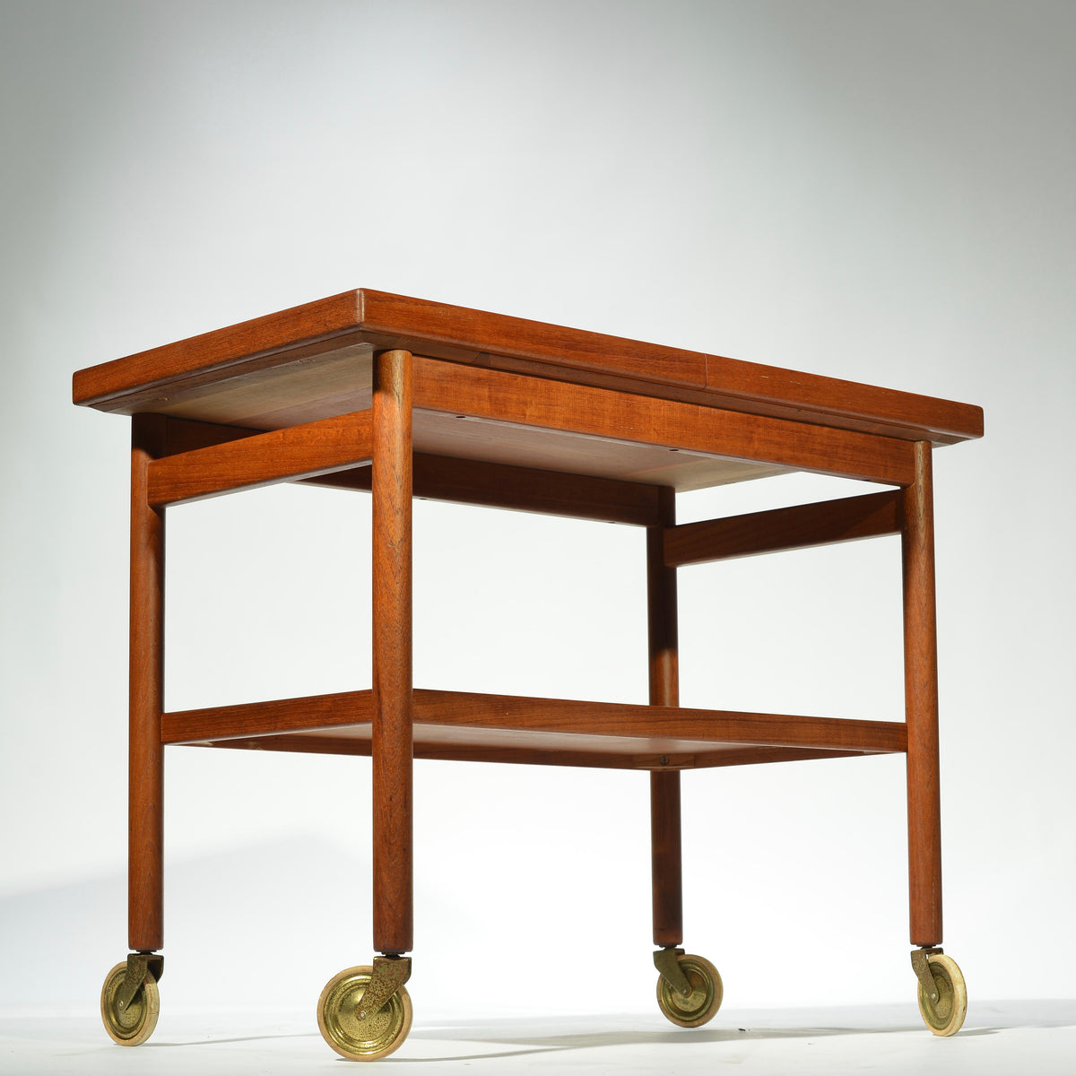 Kurt Østervig expanding teak serving cart for Jason Møbler detail 4