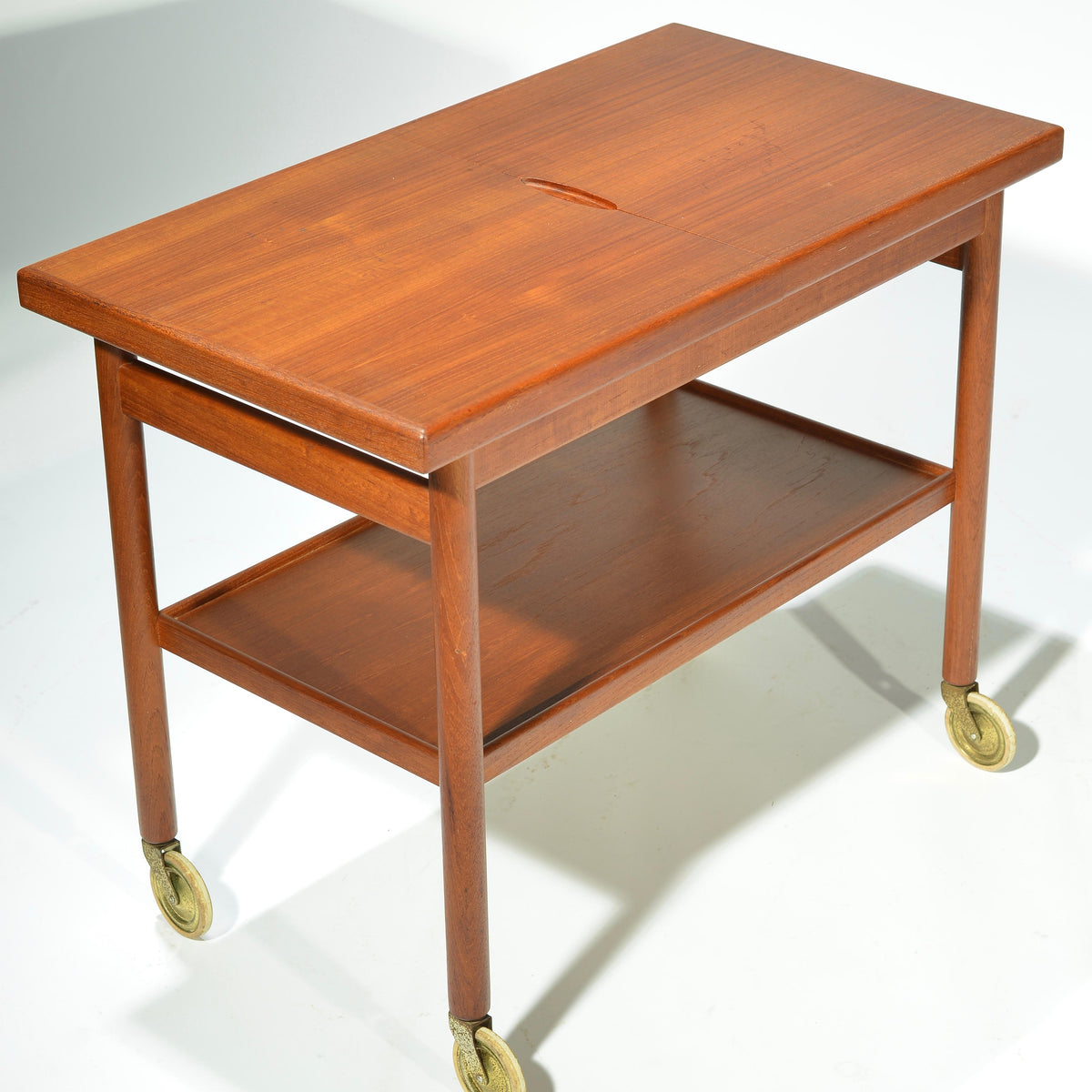 Kurt Østervig expanding teak serving cart for Jason Møbler detail 9